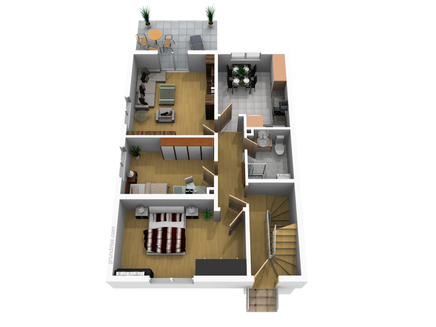 Erdgeschoss Zweifamilienhaus