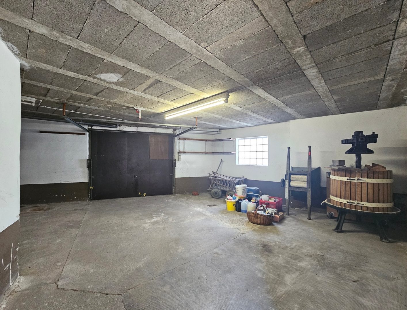 Garage unter Anbau